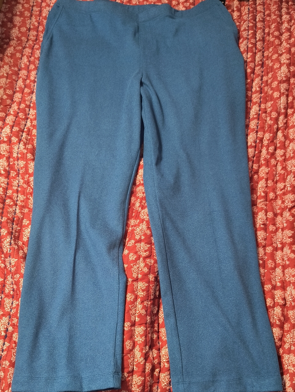 Links NEW Blue Straight-Leg Pull-On Pants